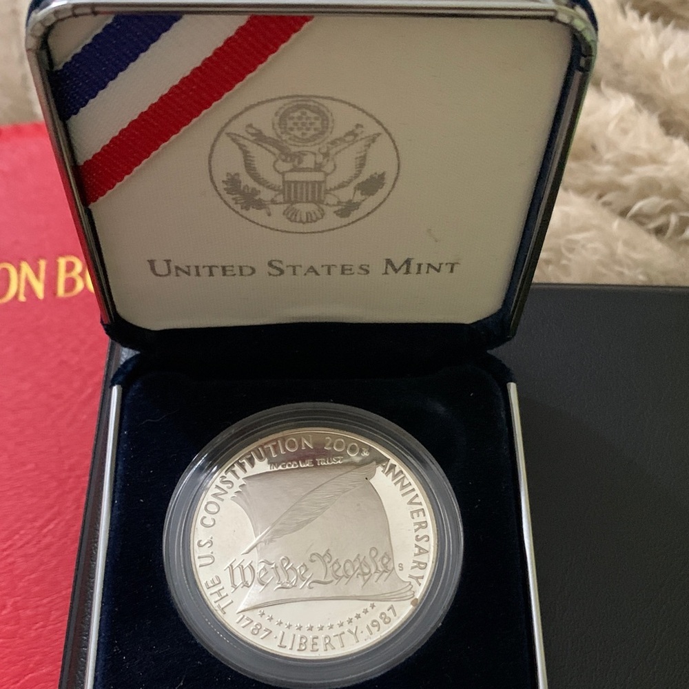 USA 1 dollar  200th Anniversary-Statue of Constitution 1987-S-Proof-MS